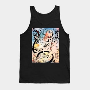 Miro meets Chagall (Le profil et l'enfant rouge) Tank Top